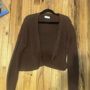 Tank and sweater set